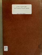 Front cover of A study of excited states of N(14) from the C(13)(p,n)N(13) reaction by Robert Edward Adamson