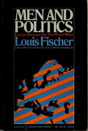 Front cover of Men and politics by Fischer, Louis