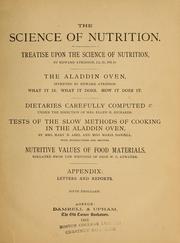 Front cover of The science of nutrition by Atkinson, Edward