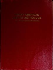 Front cover of Great American poetry anthology by Campbell, John
