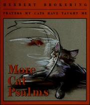 Front cover of More cat Psalms by Herbert Brokering