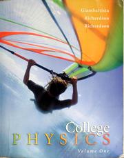 Front cover of College physics by Alan Giambattista