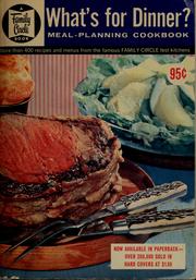 Front cover of What's for dinner? by Grace Marjorie White