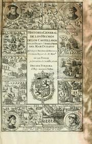 Front cover of Historia general de los hechos de los castellanos en las islas i tierra firme del mar oceano by Antonio de Herrera y Tordesillas