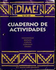 Front cover of Dime! Uno by Fabián A. Samaniego