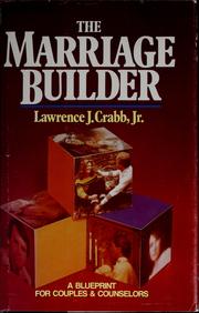 Cover of The marriage builder by Lawrence J. Crabb