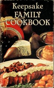 Front cover of Keepsake family cookbook by Staff