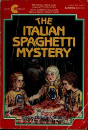 Front cover of The Italian spaghetti mystery by George Edward Stanley