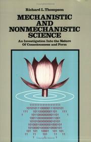 Front cover of Mechanistic and Nonmechanistic Science by Richard L. Thompson