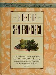 Front cover of A Taste of San Francisco by Unknown