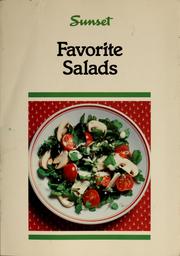 Cover of Favorite salads by Sunset Books