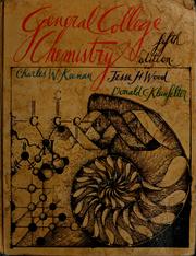 Front cover of General college chemistry by Charles William Keenan