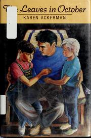 Cover of Leaves in October by Karen Ackerman