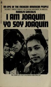 Front cover of I am Joaquín by Rodolpho Gonzales