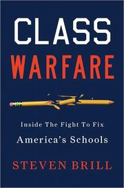 Cover of Class Warfare by Steven Brill