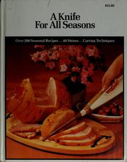 Front cover of A knife for all seasons by Nancy Elmont