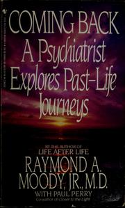 Front cover of Coming back by Raymond A. Moody