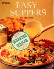 Cover of Easy suppers by Pat Jester