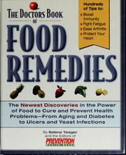 Front cover of The doctors book of food remedies by Selene Yeager