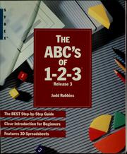 Front cover of The ABC's of 1-2-3 release 3 by Judd Robbins