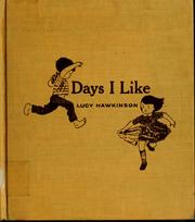 Cover of Days I like by Lucy Ozone Hawkinson