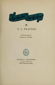 Cover of I go by sea, I go by land by Pamela L. Travers