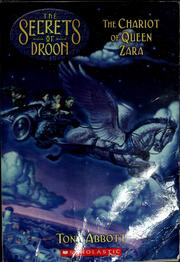 Front cover of The chariot of Queen Zara by Tony Abbott