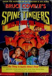 Front cover of Bruce Coville's book of spine tinglers by Bruce Coville
