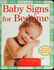 Cover of Baby signs for bedtime by Linda P. Acredolo