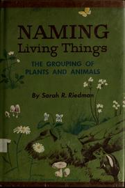 Cover of Naming living things by Sarah Regal Riedman