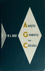 Cover of Analytic geometry and calculus by William Le Roy Hart
