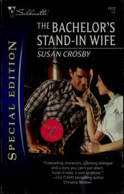 Cover of The bachelor's stand-in wife by Susan Crosby