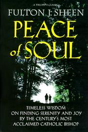 Cover of Peace of soul by Fulton J. Sheen