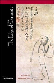 Cover of Edge of Certainty by Peter G. Fenner