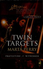 Cover of Twin targets by Marta Perry