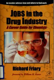 Cover of Job$ in the drug industry by Richard Friary