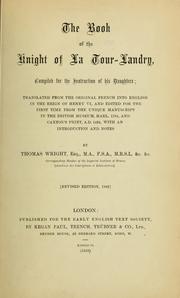 Front cover of Livre du chevalier de La Tour Landry pour l'enseignement de ses filles by Geoffroy de La Tour Landry