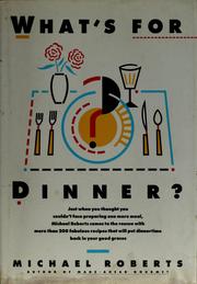 Cover of What's for dinner? by Roberts, Michael