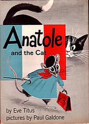 Front cover of Anatole and the cat by Eve Titus