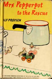 Cover of Mrs. Pepperpot to the rescue by Alf Prøysen