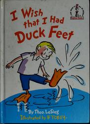 Front cover of I wish that I had duck feet by Dr. Seuss