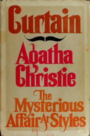 Front cover of Curtain & The mysterious affair at Styles by Agatha Christie
