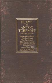 Cover of Plays -- Second Series [8 plays] by Антон Павлович Чехов