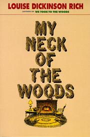 Cover of My neck of the woods by Louise Dickinson Rich