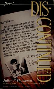 Front cover of Discontinued by Julian F. Thompson