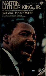 Front cover of Martin Luther King, Jr by William Robert Miller