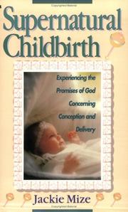 Cover of Supernatural childbirth by Jackie Mize