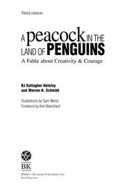 Cover of A Peacock in the Land of Penguins by BJ Gallagher