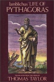 Front cover of De vita Pythagorica by Iamblichus