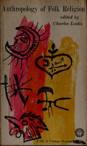 Front cover of Anthropology of folk religion by Charles M. Leslie